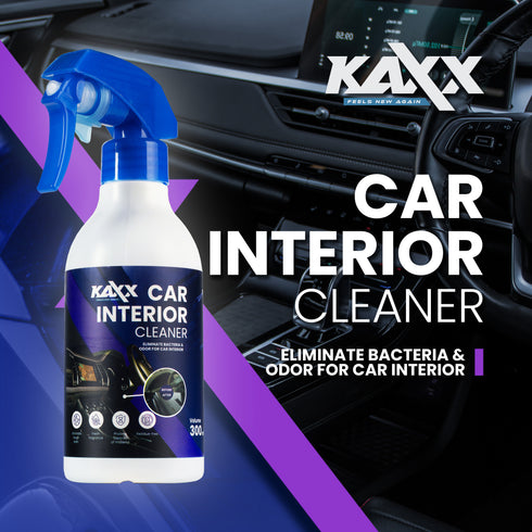 KAXX Car Interior Cleaner 300ml | Removes Stains & Odor | Anti-Bacteria, Fresh Finish, Residue-Free