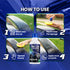 KAXX Car Plastic Coating 300ml | Restore Black Trim | UV Protection, Non-Greasy Shine, Easy Apply