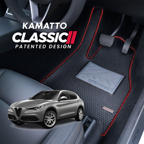 Kamatto Classic Alfa Romeo Stelvio (2017-Present) Car Floor Mat and Carpet