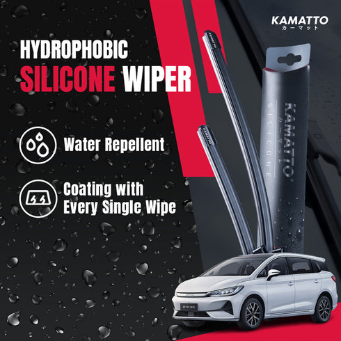 Kamatto Wiper BYD M6 7-Seater (2024-Present) Hydrophobic Silicone Water Repelling Coating