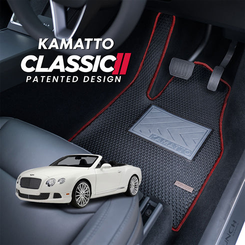 Kamatto Classic Bentley Continental GT Convertible GTC (2006-2011) Car Floor Mat and Carpet