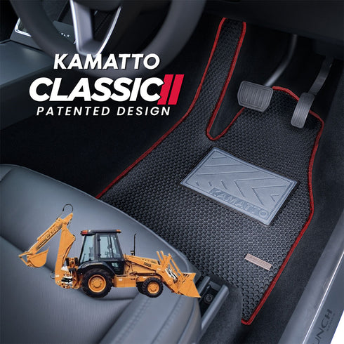 Kamatto Classic CASE 580L (1996-2001) Car Floor Mat and Carpet