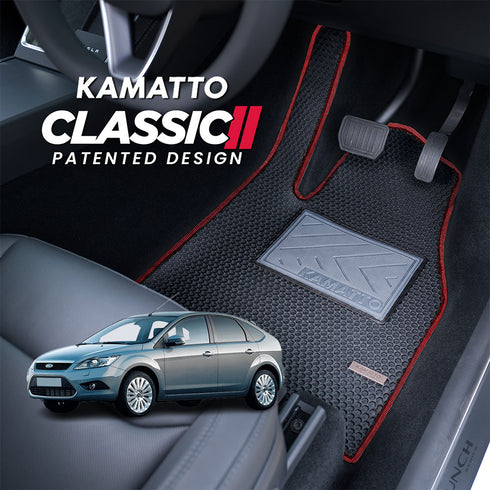 Kamatto Classic Ford Focus MK2 Hatchback C307 (2004-2011) Car Floor Mat and Carpet