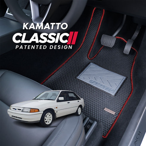 Kamatto Classic Ford Laser KF/KH 5-Door Hatchback Manual (1989-1994) Car Floor Mat and Carpet
