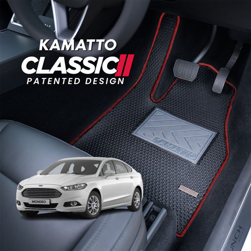 Kamatto Classic Ford Mondeo 4th Gen CD391 Sedan (2014-2022) Car Floor Mat and Carpet
