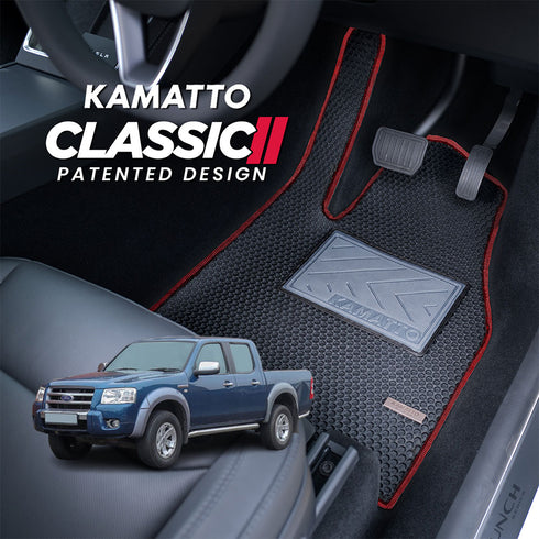 Kamatto Classic Ford Ranger PJ/PK Double Cab (2006-2011) Car Floor Mat and Carpet