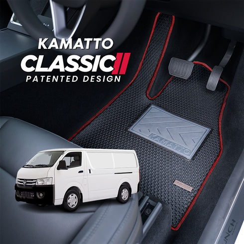 Kamatto Classic Foton View C2 5-Door Panel Van (2010-Present) Car Floor Mat and Carpet