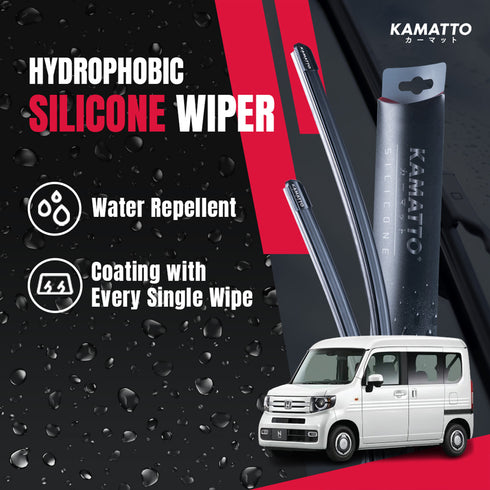 Kamatto Wiper Honda N-Van (2018-Present) Hydrophobic Silicone Water Repelling Coating