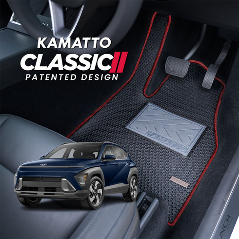 Kamatto Classic Hyundai Kona SX2 Hybrid (2024-Present) Car Floor Mat and Carpet