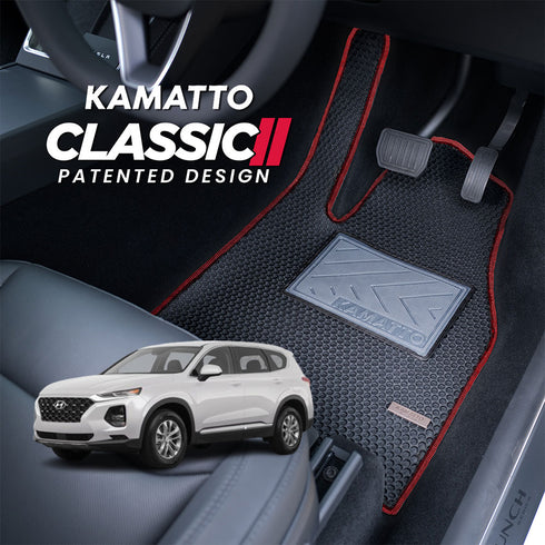 Kamatto Classic Hyundai Santa Fe TM Hybrid 7-Seater (2019-2023) Car Floor Mat and Carpet