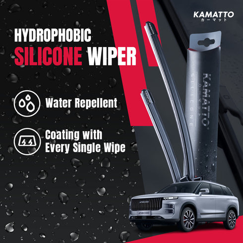 Kamatto Wiper Jaecoo J7 (2024-Present) Hydrophobic Silicone Water Repelling Coating