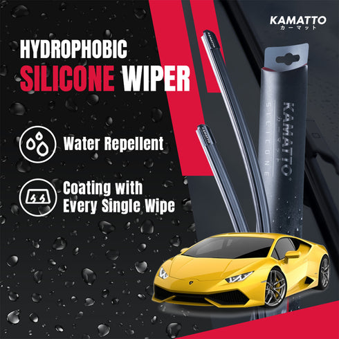 Kamatto Wiper Lamborghini Huracan (2014-2019) Hydrophobic Silicone Water Repelling Coating