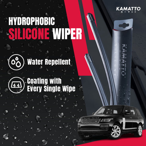 Kamatto Wiper Land Rover Range Rover Long-Wheelbase L405 (2014-2021) Hydrophobic Silicone Water Repelling Coating