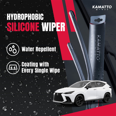 Kamatto Wiper Lexus NX AZ20 (2022-Present) Hydrophobic Silicone Water Repelling Coating