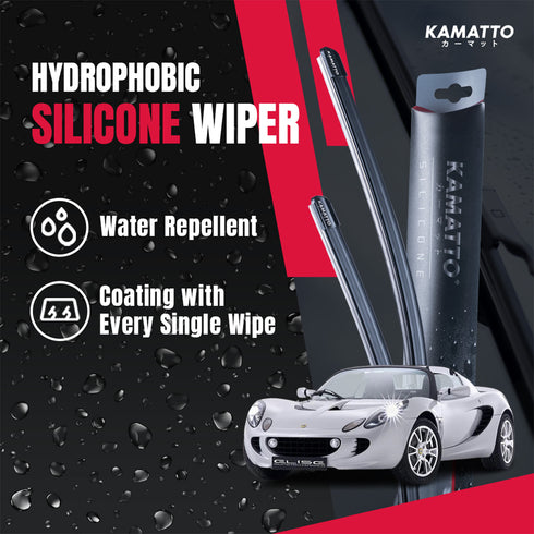 Kamatto Wiper Lotus Elise S2 (2001-2011) Hydrophobic Silicone Water Repelling Coating