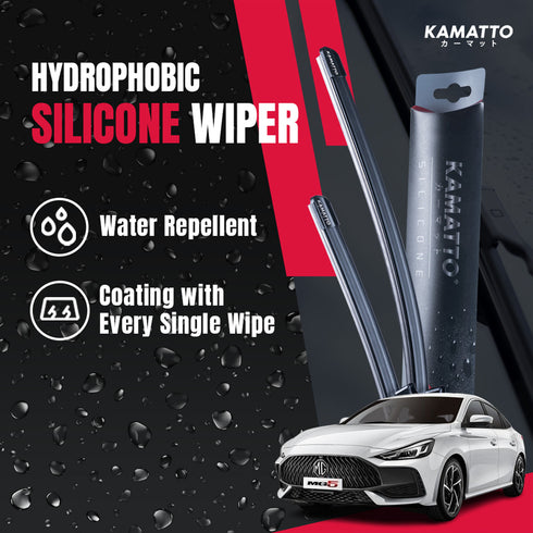 Kamatto Wiper MG 5 (2024-Present) Hydrophobic Silicone Water Repelling Coating