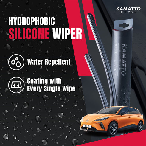 Kamatto Wiper MG4 EV EH32 (2024-Present) Hydrophobic Silicone Water Repelling Coating