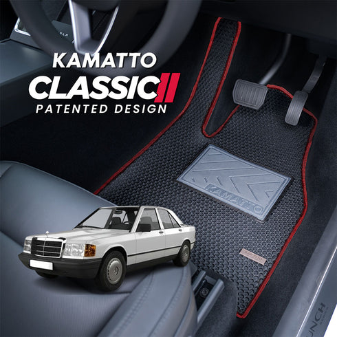 Kamatto Classic Mercedes Benz 190 W201 (1982-1993) Car Floor Mat and Carpet
