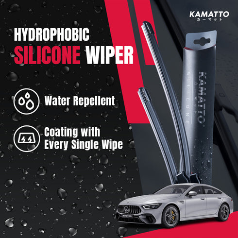 Kamatto Wiper Mercedes Benz AMG GT 4-Door Coupe X290 (2019-Present) Hydrophobic Silicone Water Repelling Coating