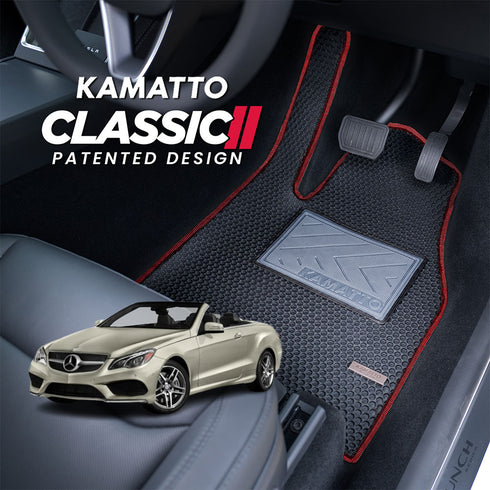 Kamatto Classic Mercedes Benz E-Class Cabriolet A207 (2009-2017) Car Floor Mat and Carpet