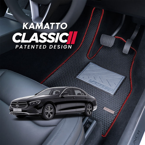 Kamatto Classic Mercedes Benz E-Class W213 Facelift E200 (2020-2023) Car Floor Mat and Carpet