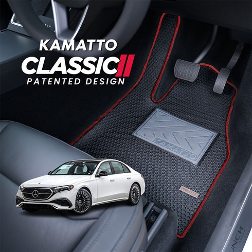 Kamatto Classic Mercedes Benz E-Class W214 Hybrid E350e (2024-Present) Car Floor Mat and Carpet