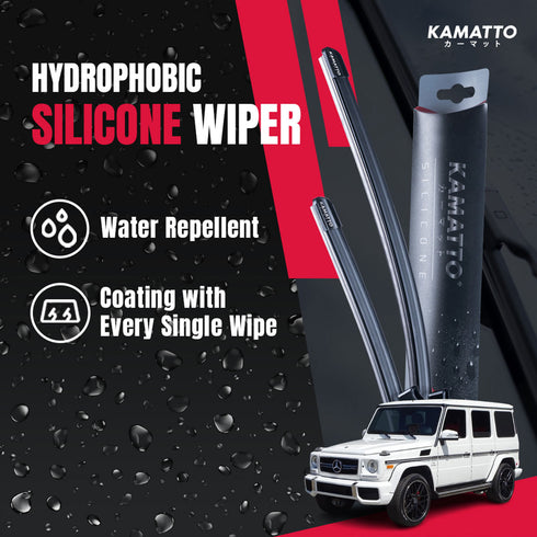 Kamatto Wiper Mercedes Benz G-Class W463 (2012-2018) Hydrophobic Silicone Water Repelling Coating