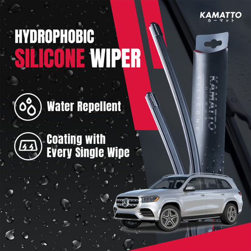Kamatto Wiper Mercedes Benz GLS-Class X167 (2020-Present) Hydrophobic Silicone Water Repelling Coating
