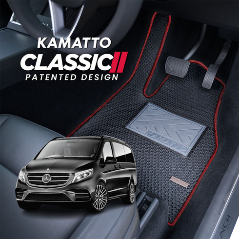 Kamatto Classic Mercedes Benz V-Class W447 8-Seater (2014-Present) Car Floor Mat and Carpet
