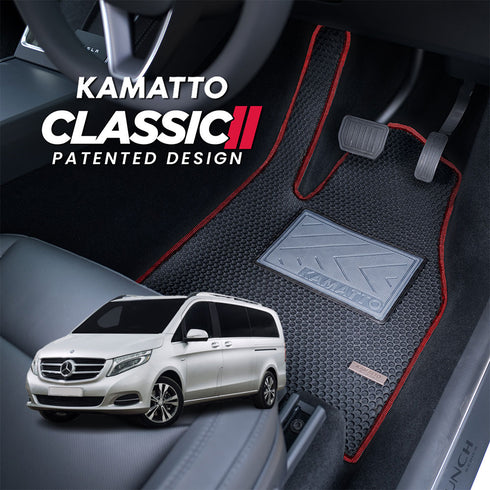 Kamatto Classic Mercedes Benz V-Class W447 7-Seater (2014-Present) Car Floor Mat and Carpet