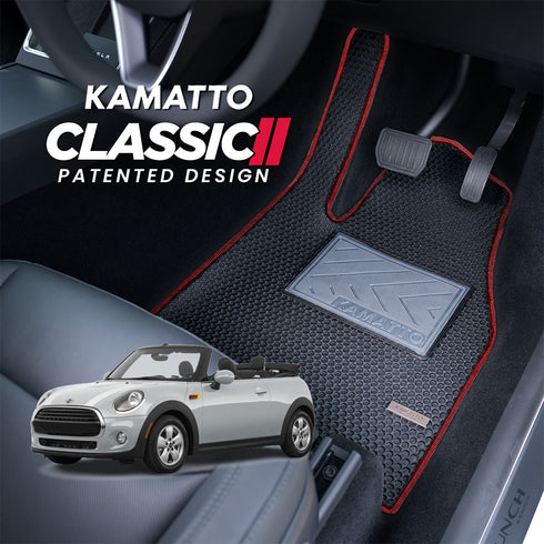 Kamatto Classic Mini Cooper S Convertible F57 (2014-Present) Car Floor Mat and Carpet