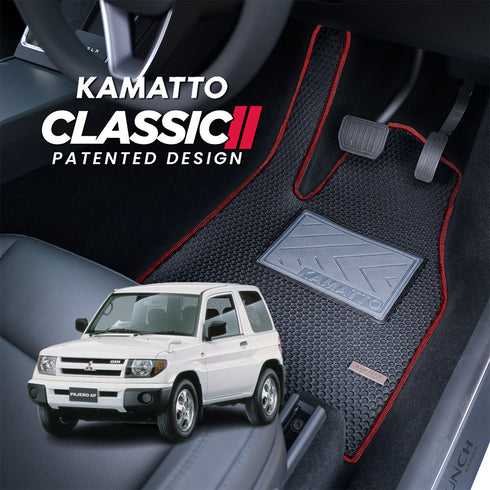 Kamatto Classic Mitsubishi Pajero IO 3-Door (1998-2007) Car Floor Mat and Carpet