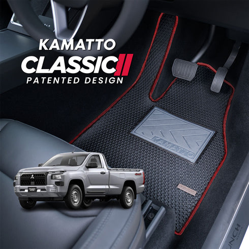 Kamatto Classic Mitsubishi Triton Single Cab Manual (2024-Present) Car Floor Mat and Carpet