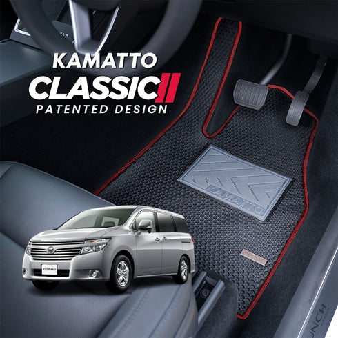 Kamatto Classic Nissan Elgrand E52 8 Seater (2010-Present) Car Floor Mat and Carpet