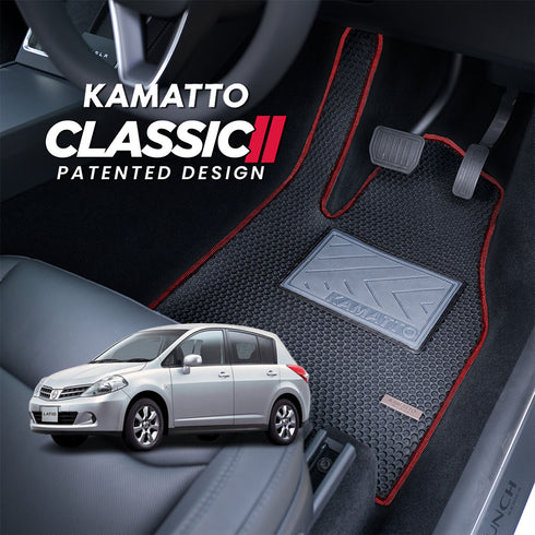Kamatto Classic Nissan Latio Hatchback (2007-2015) Car Floor Mat and Carpet