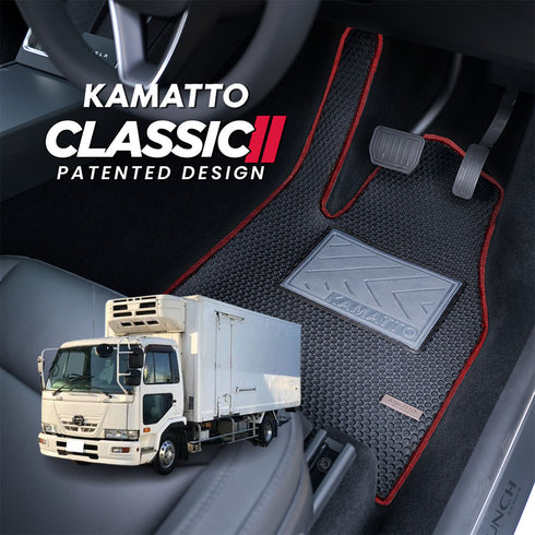 Kamatto Classic Nissan UD Truck MK37 (1993-2011) Car Floor Mat and Carpet
