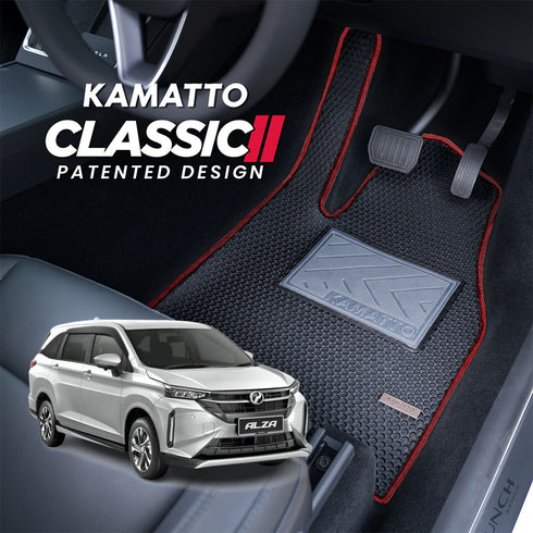 Kamatto Classic Perodua Alza D27A / W150 7-Seater (2022-Present) Car Floor Mat and Carpet