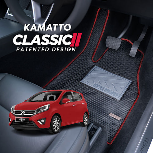 Kamatto Classic Perodua Axia B200 Manual (2014-Present) Car Floor Mat and Carpet