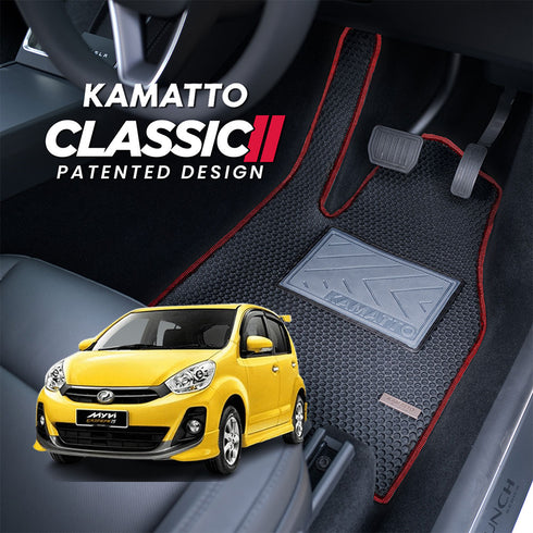 Kamatto Classic Perodua Myvi Lagi Best Manual (2011-2017) Car Floor Mat and Carpet