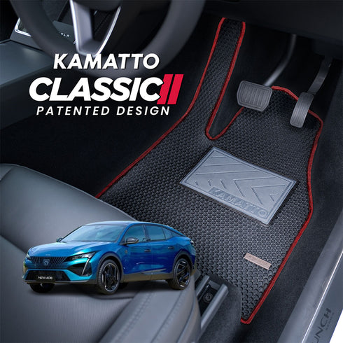 Kamatto Classic Peugeot 408 SUV P54 (2024-Present) Car Floor Mat and Carpet