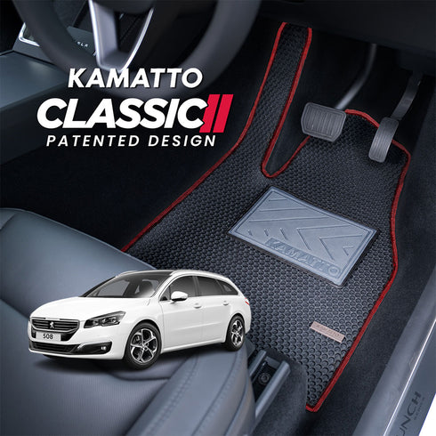 Kamatto Classic Peugeot 508 RXH Wagon W23 (2012-2019) Car Floor Mat and Carpet