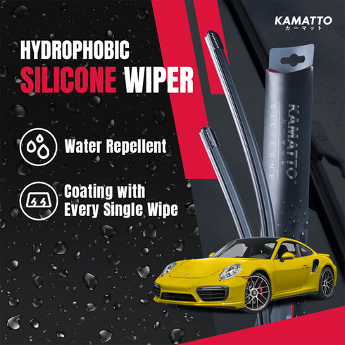 Kamatto Wiper Porsche 911 997 (2004-2013) Hydrophobic Silicone Water Repelling Coating