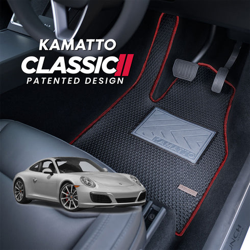 Kamatto Classic Porsche 911 Carrera S (2011-2019) Car Floor Mat and Carpet