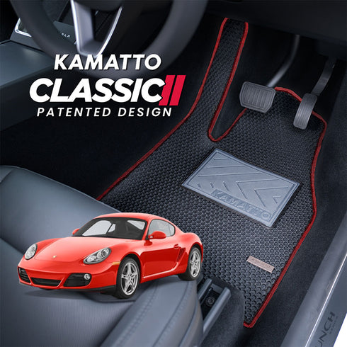Kamatto Classic Porsche 987 Cayman (2005-2012) Car Floor Mat and Carpet