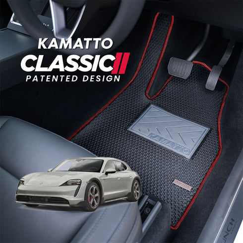 Kamatto Classic Porsche Taycan Cross Turismo / Sport Turismo (2019-Present) Car Floor Mat and Carpet