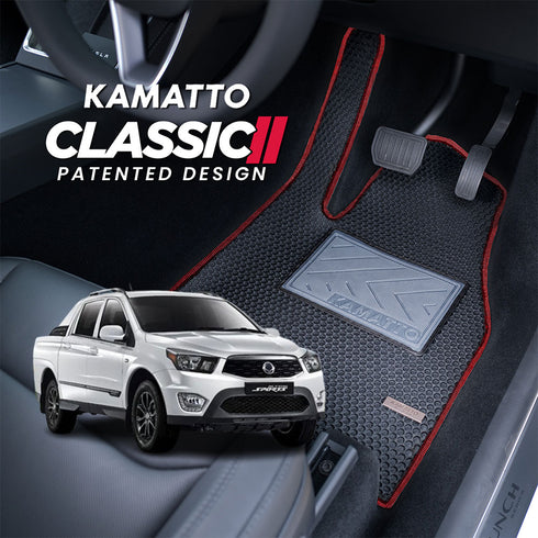 Kamatto Classic SsangYong Actyon Sports A200S (2012-2018) Car Floor Mat and Carpet