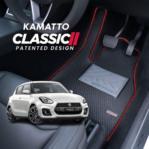 Kamatto Classic Suzuki Swift Sport Manual (2021-Present) Car Floor Mat and Carpet