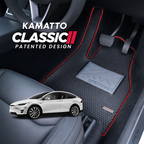 Kamatto Classic Tesla Model X 6-Seater (2015-Present) Car Floor Mat and Carpet