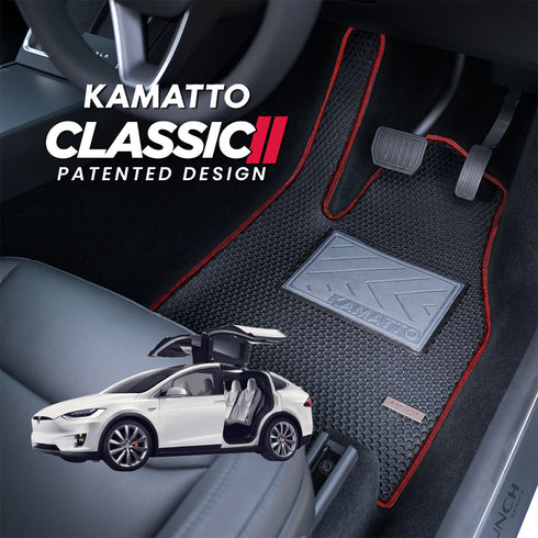 Kamatto Classic Tesla Model X (7-Seater) (2015-Present) Car Floor Mat and Carpet