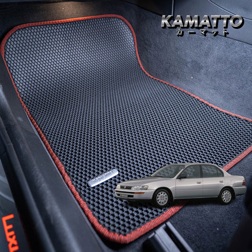 Kamatto Classic Toyota Corolla E100 Sedan Facelift AE100/101/SEG 100 (1996-1998) Car Floor Mat and Carpet